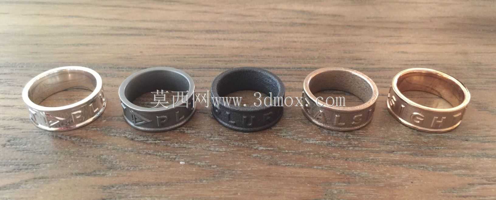 带有Pluralsight公司标志的戒指