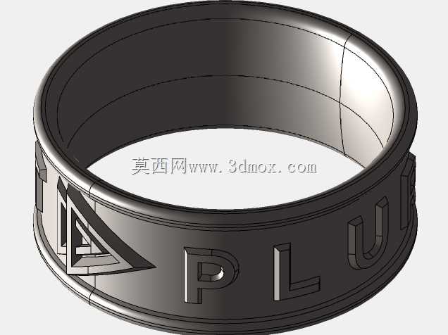 带有Pluralsight公司标志的戒指