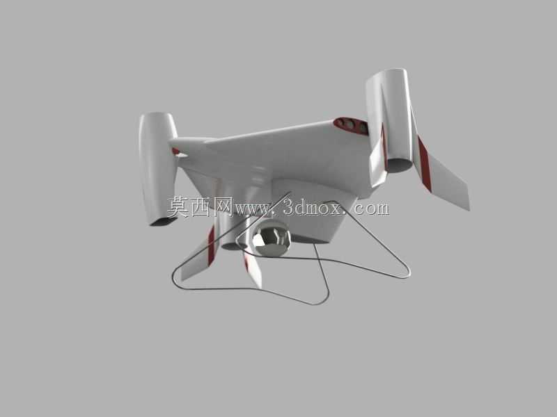 VTOL 3电动无人机(2X127 mm和110 mm EDF)-第一种配置