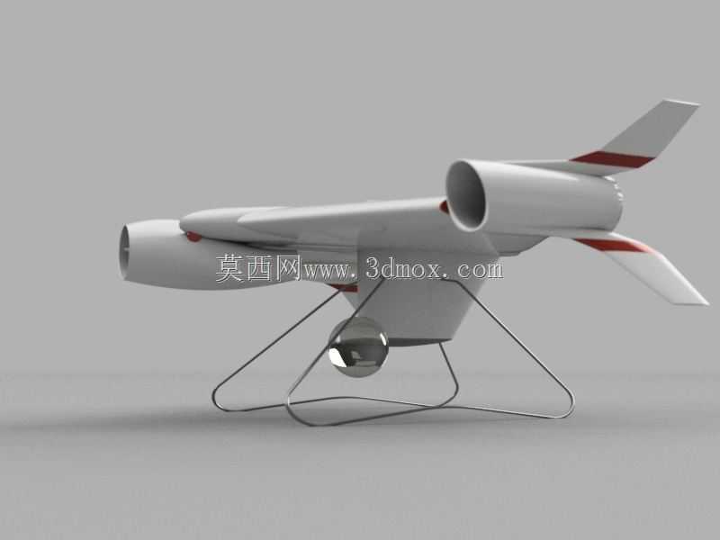 VTOL 3电动无人机(2X127 mm和110 mm EDF)-第一种配置