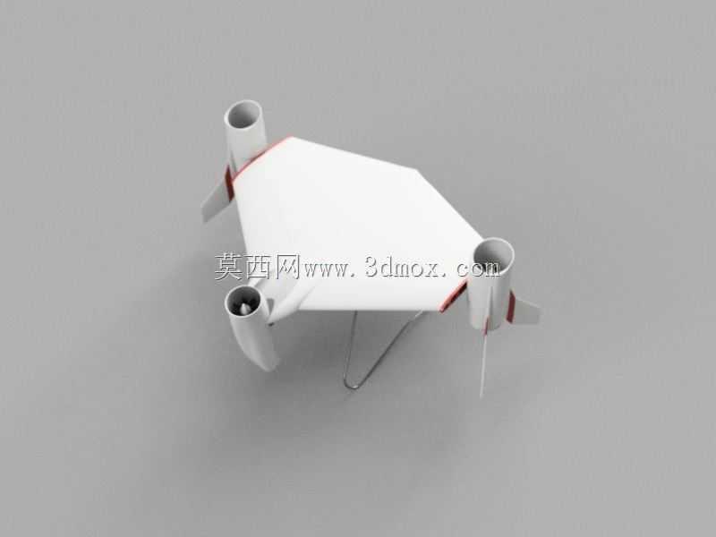 VTOL 3电动无人机(2X127 mm和110 mm EDF)-第一种配置