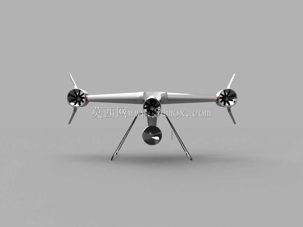 VTOL 3电动无人机(2X127 mm和110 mm EDF)-第一种配置
