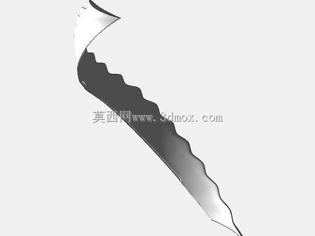 HAWT模式下带前缘结节的螺旋叶片(可3D打印)