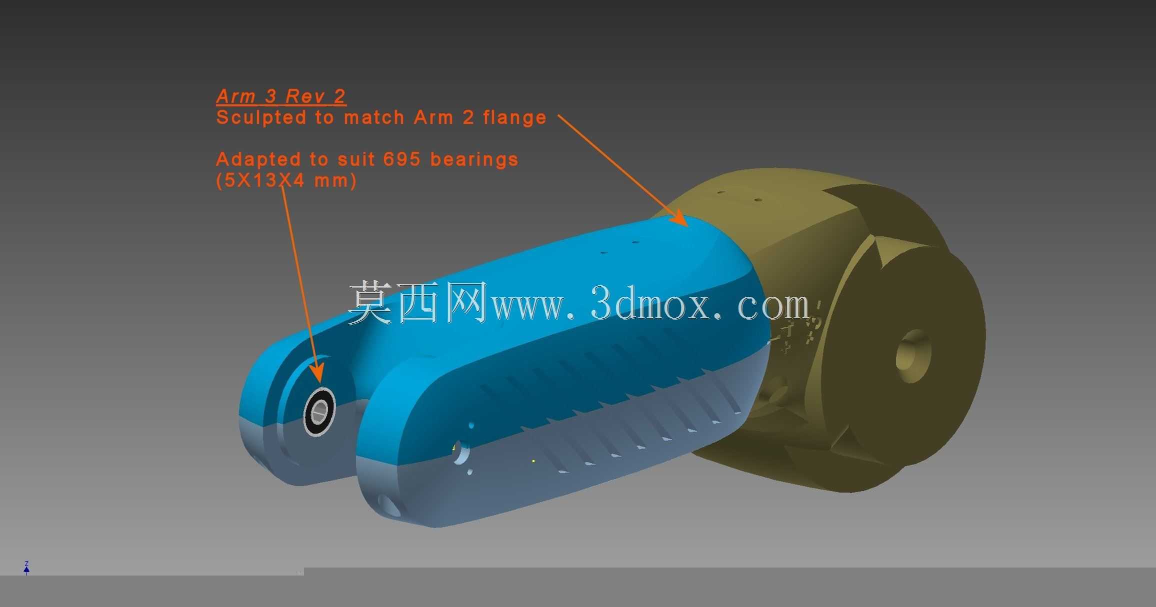 Zortrax机械臂3D可打印