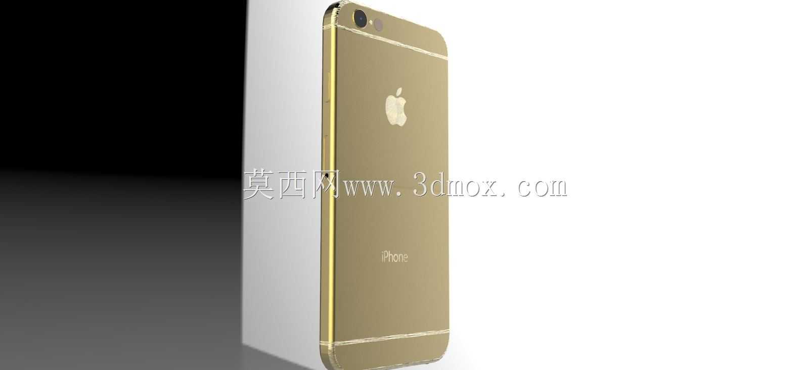 3D iPhone 6金色
