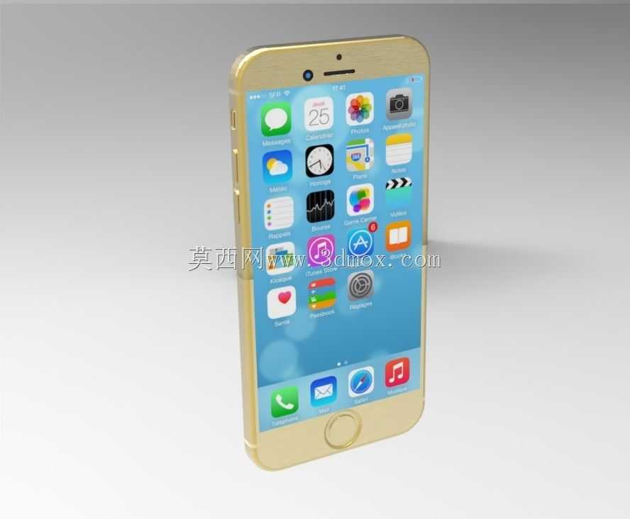 3D iPhone 6金色