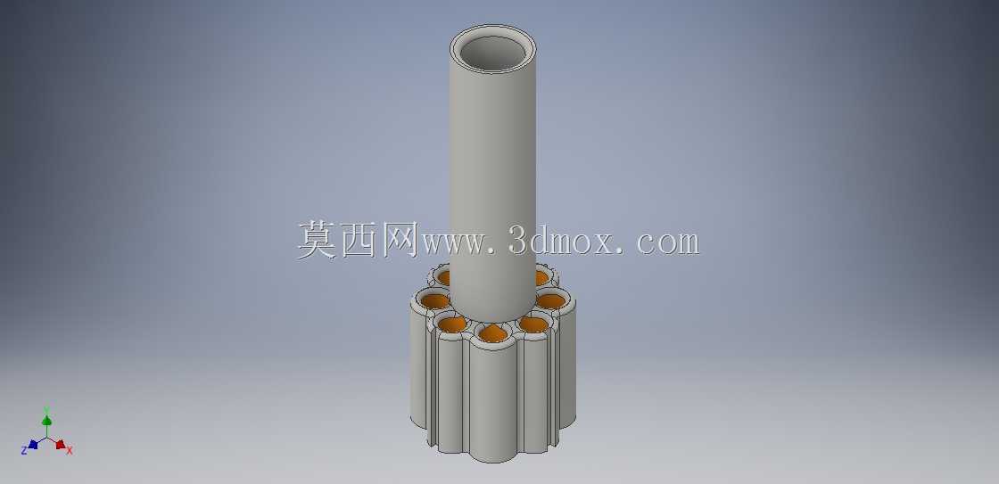 用于3D打印的神枪手模型火箭