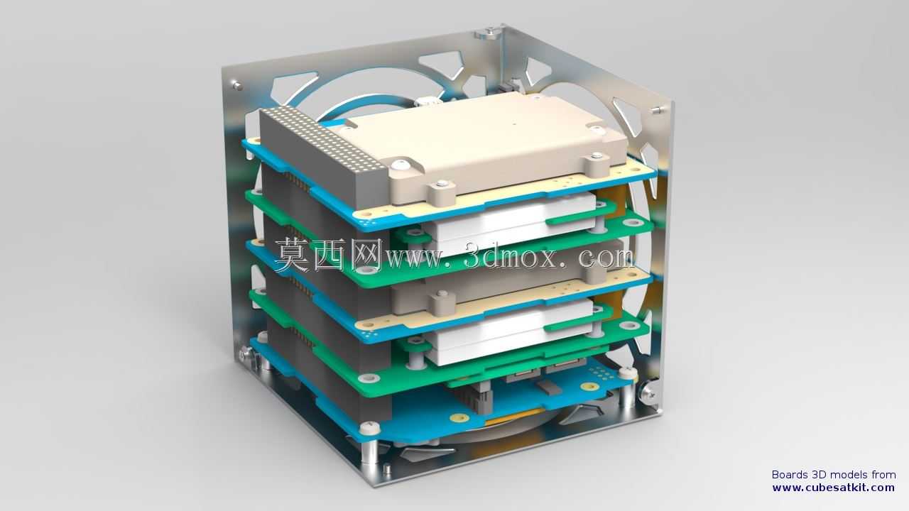 三个1U立方体卫星