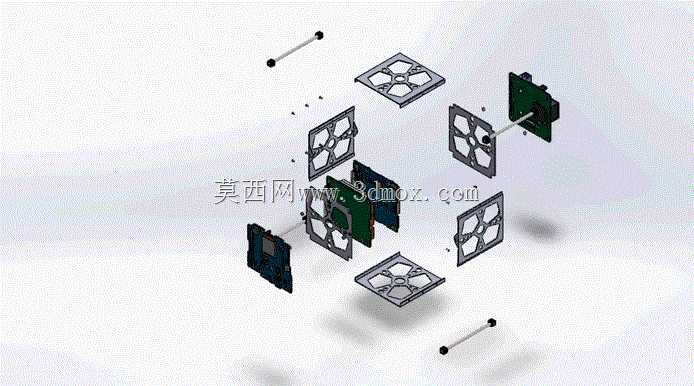 杆柱1U立方体