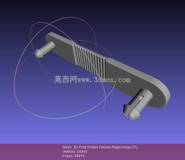3D打印简易软硬铰链