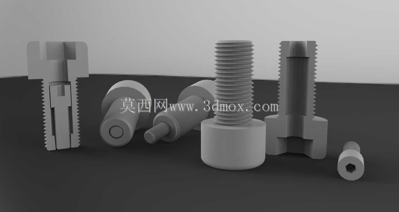 3D打印双螺栓