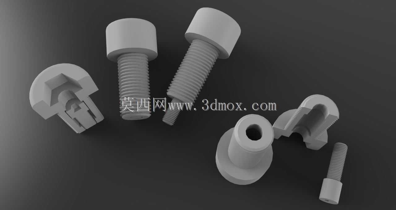 3D打印双螺栓