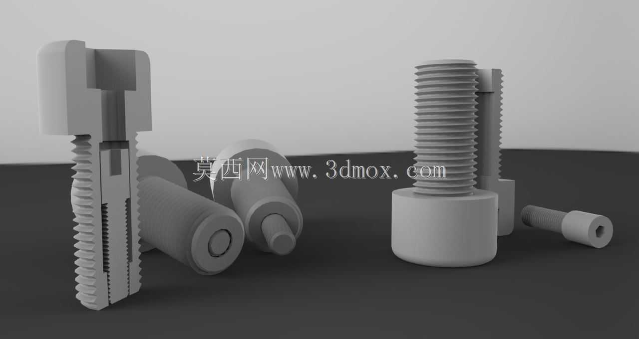 3D打印双螺栓
