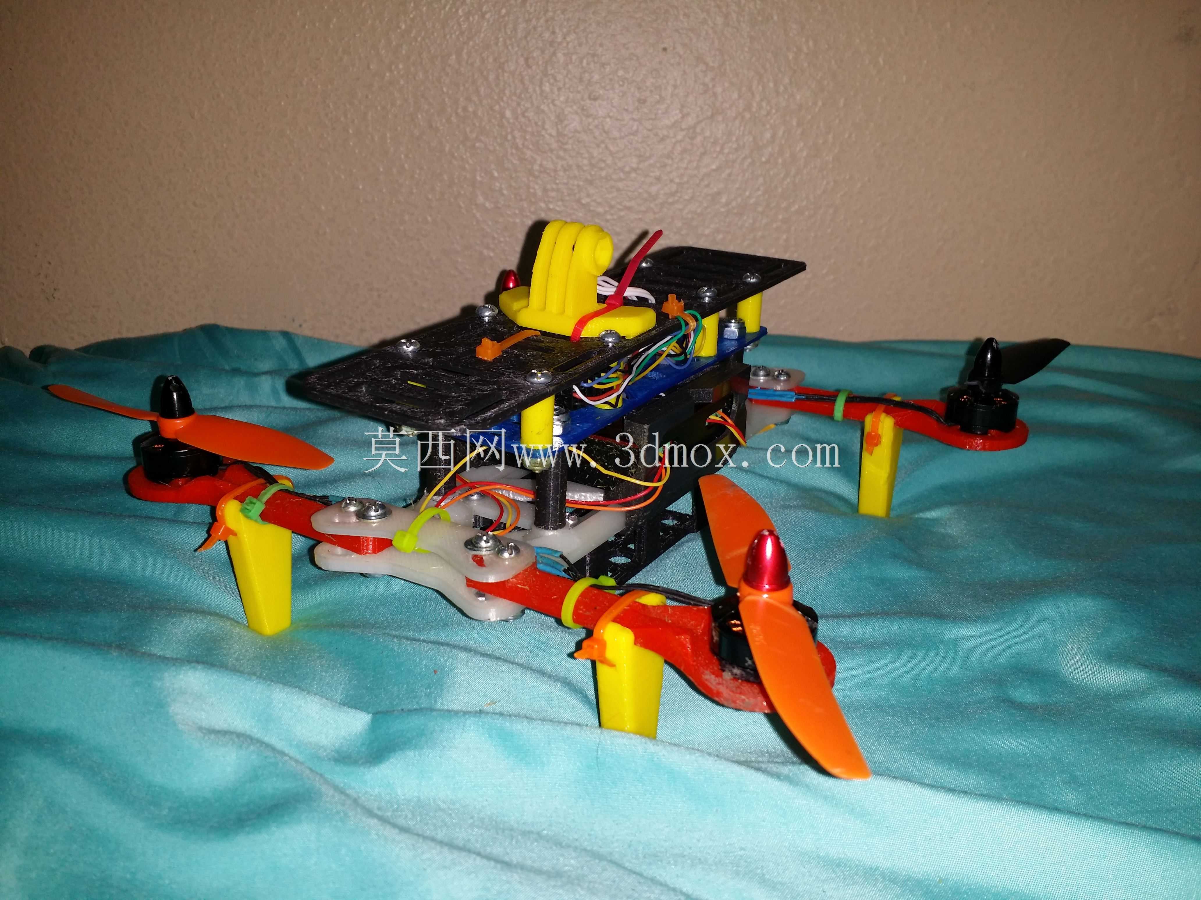 四直升机v3(3D可打印折叠微型FPV H四直升机)
