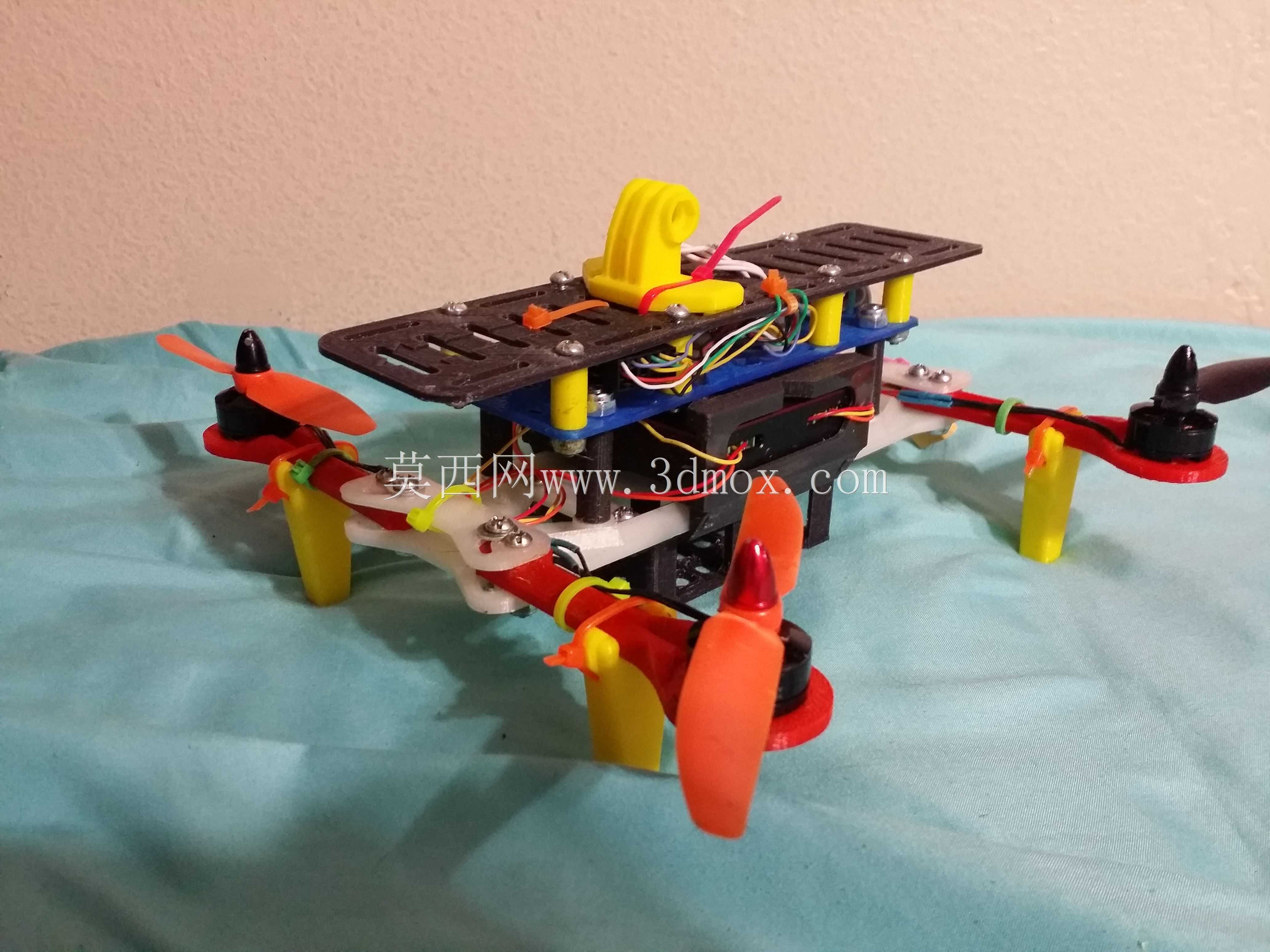 四直升机v3(3D可打印折叠微型FPV H四直升机)