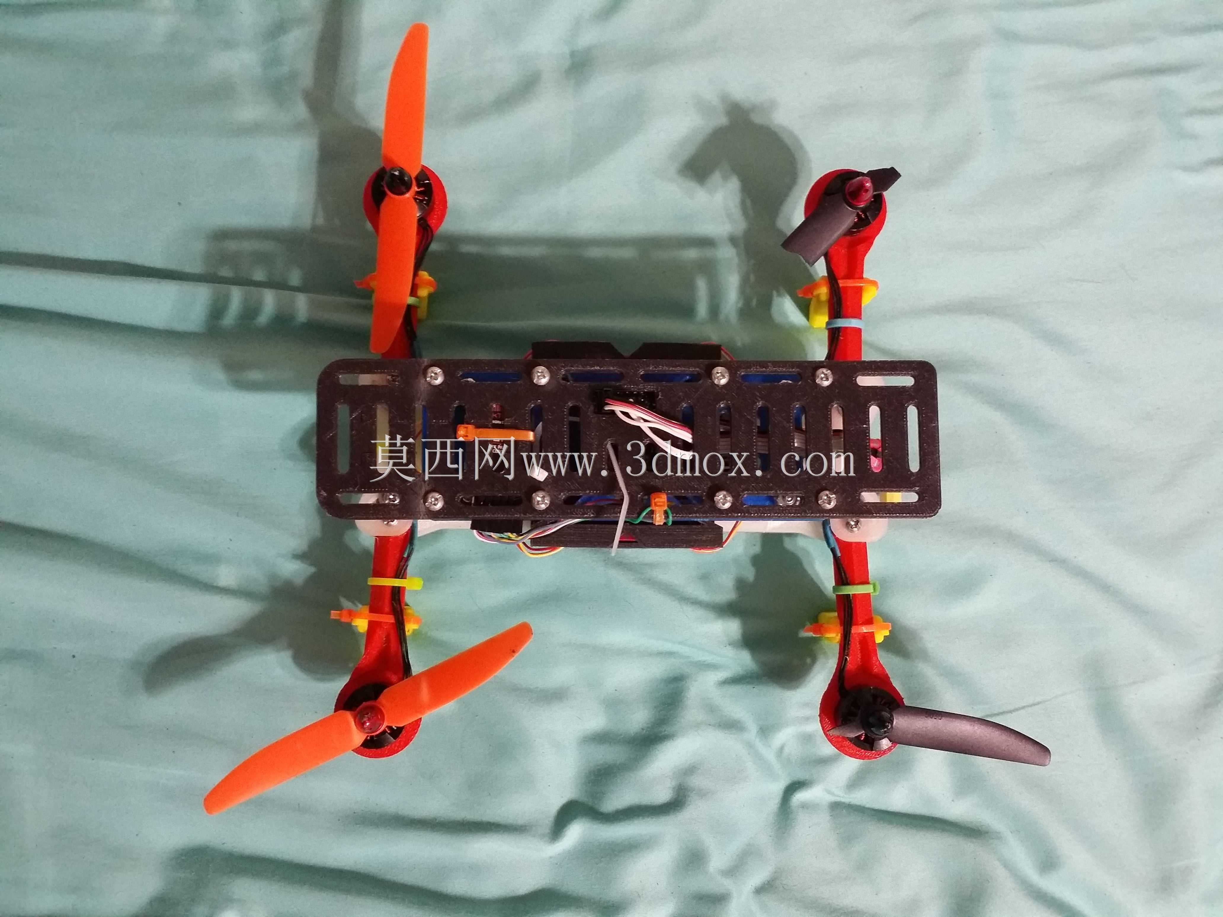 四直升机v3(3D可打印折叠微型FPV H四直升机)