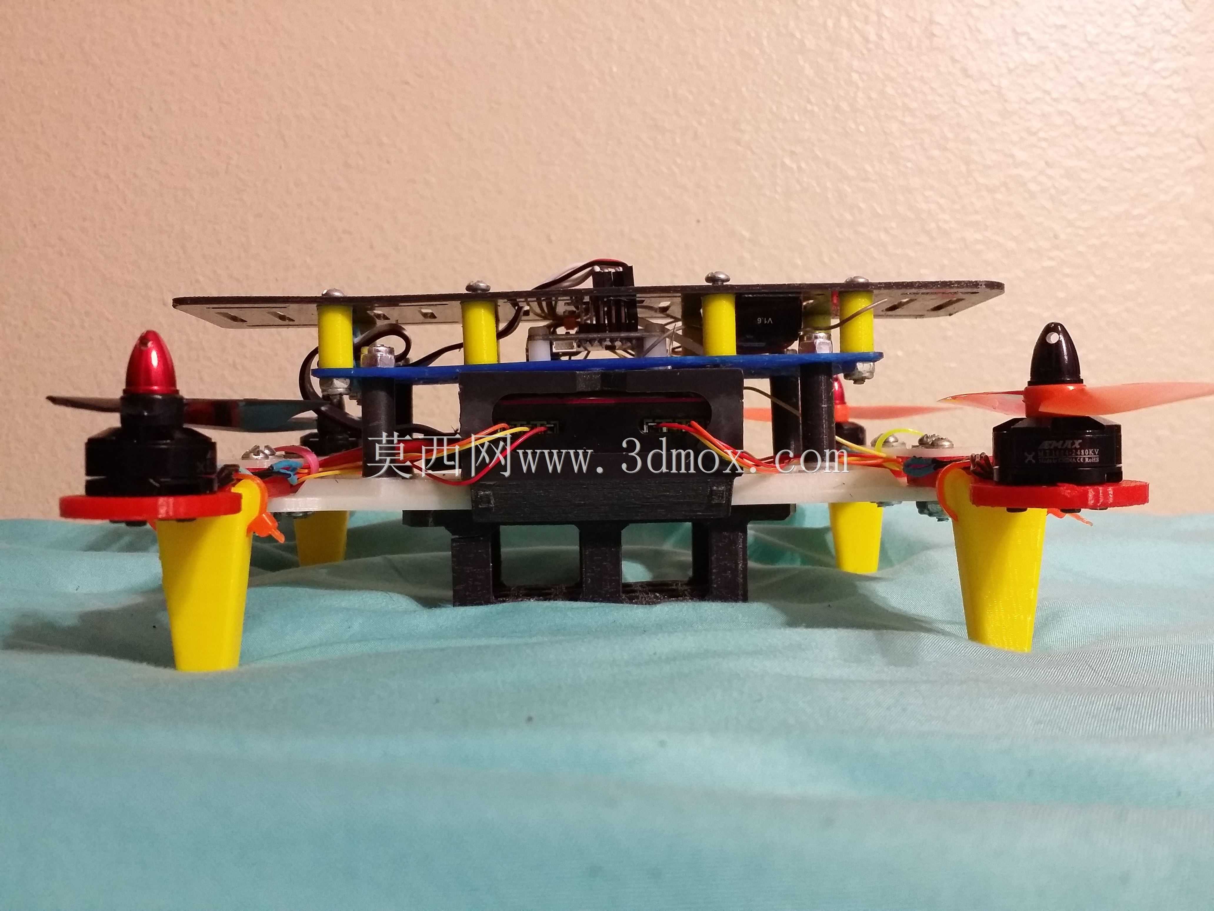 四直升机v3(3D可打印折叠微型FPV H四直升机)