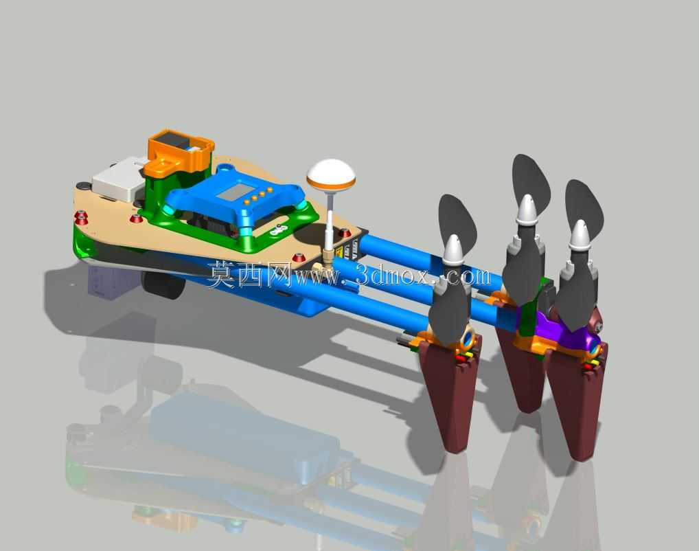 Tricopter-660mm-CFRP\u0026 RPӡˢ