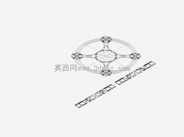 RC四旋翼机机身03