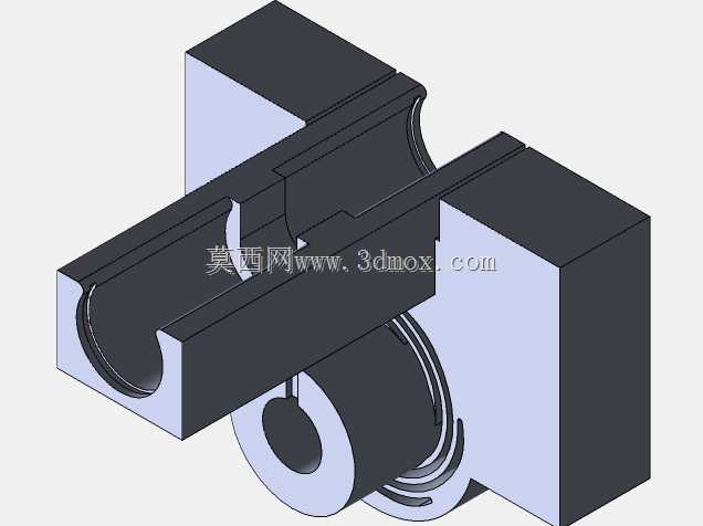 Prusa X轴端部支架,带法兰螺母,适用于TR8。