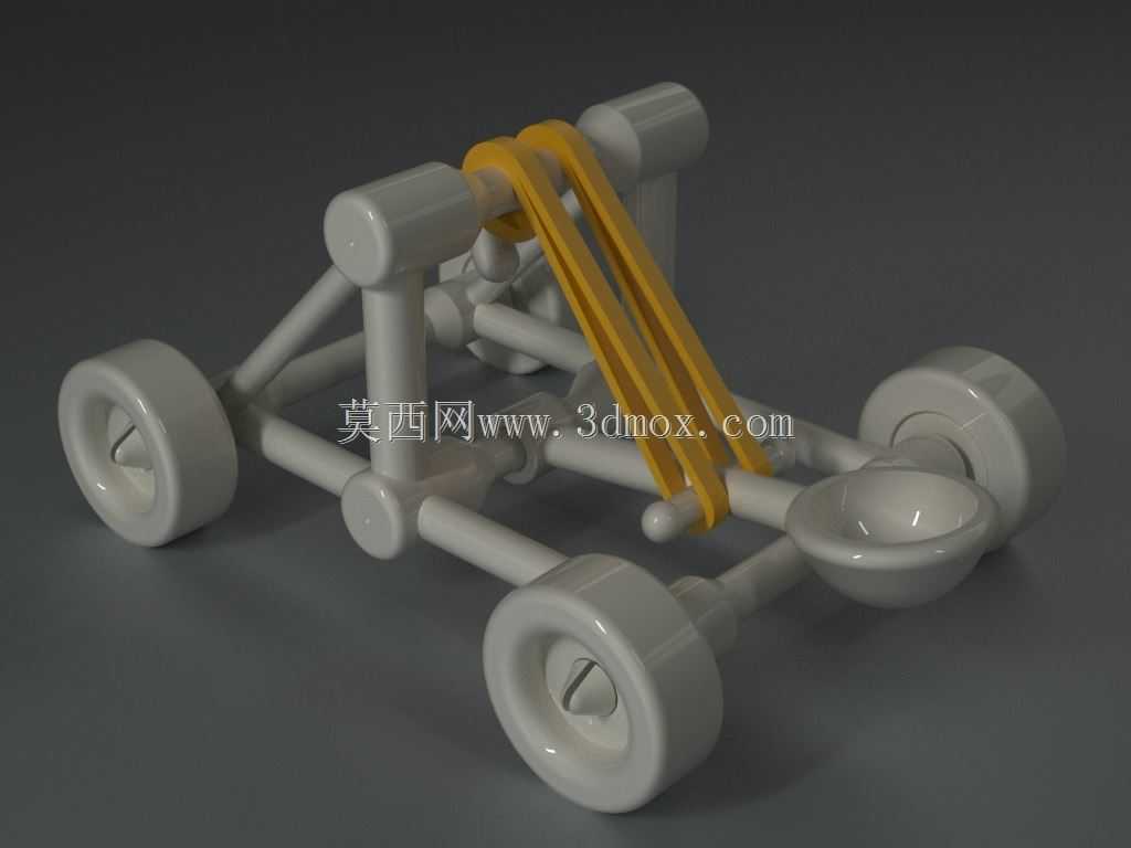 橡皮筋玩具弹射器