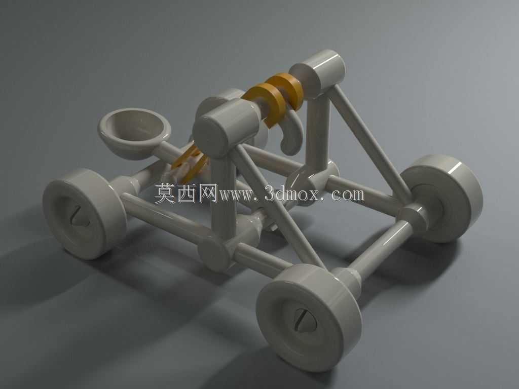 橡皮筋玩具弹射器