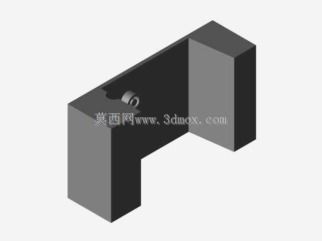 用于三维打印的双肘颚式破碎机模型