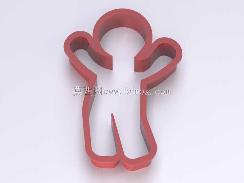 在PARTsolutions中创建的Gingy-Cookie cutter