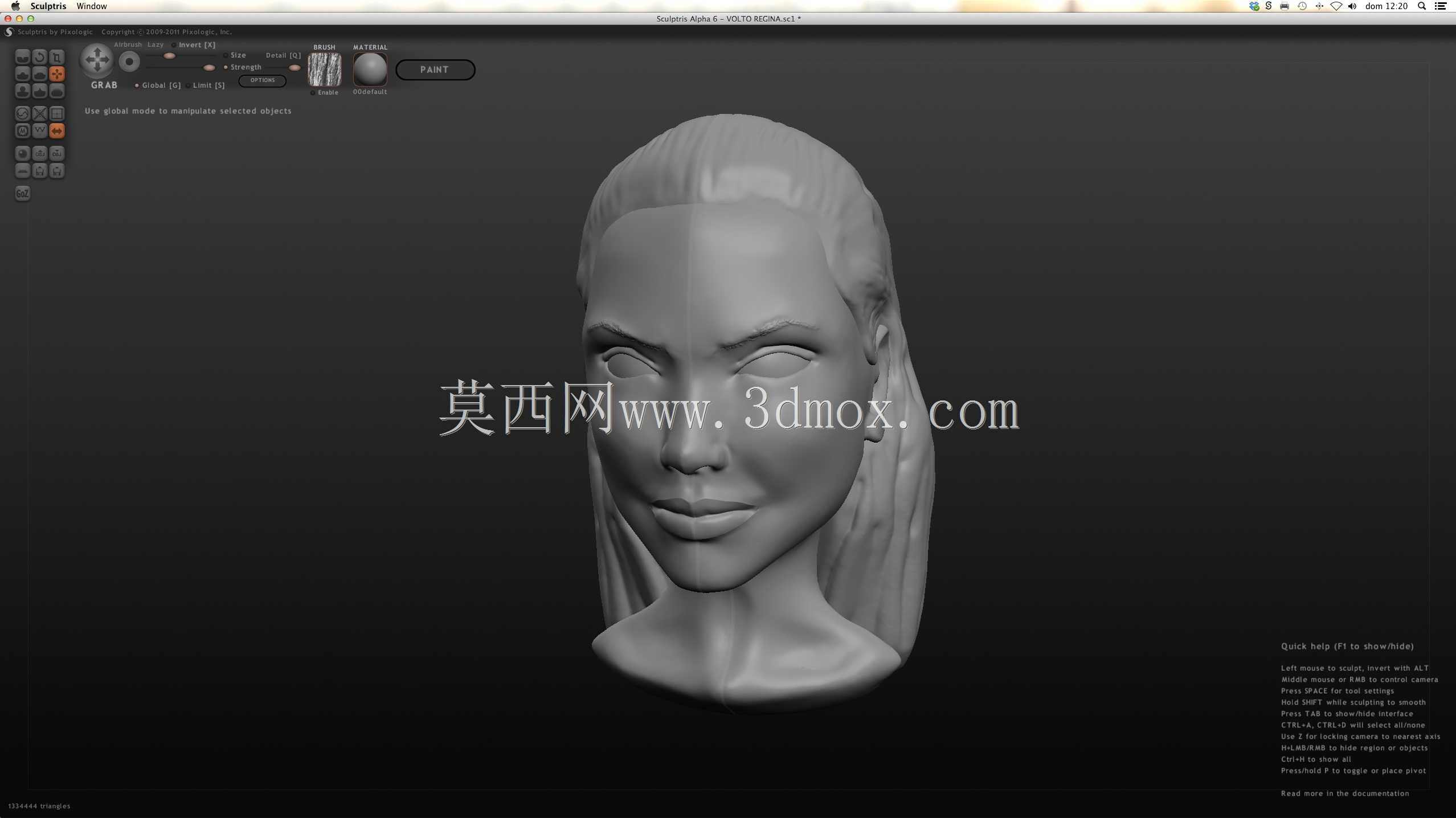 极速艺术造型3D–安吉丽娜·朱莉