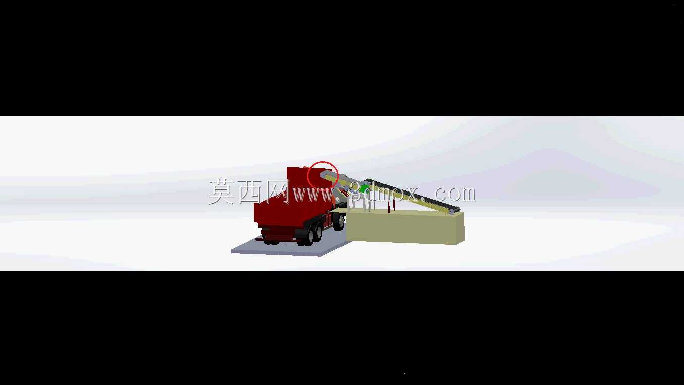 带自动返回“tapis roulant”的带式输送机系统