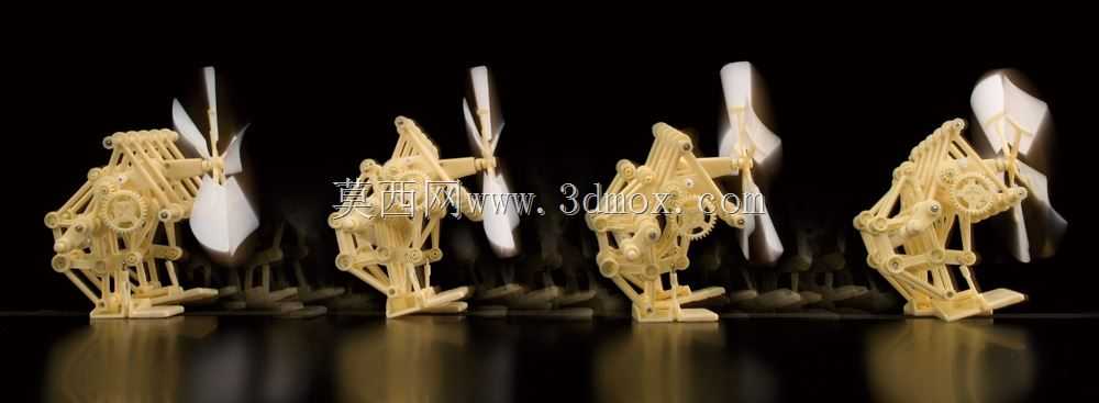 Theo��Jansen�����㲽�л����ˣ�StrandBeest��