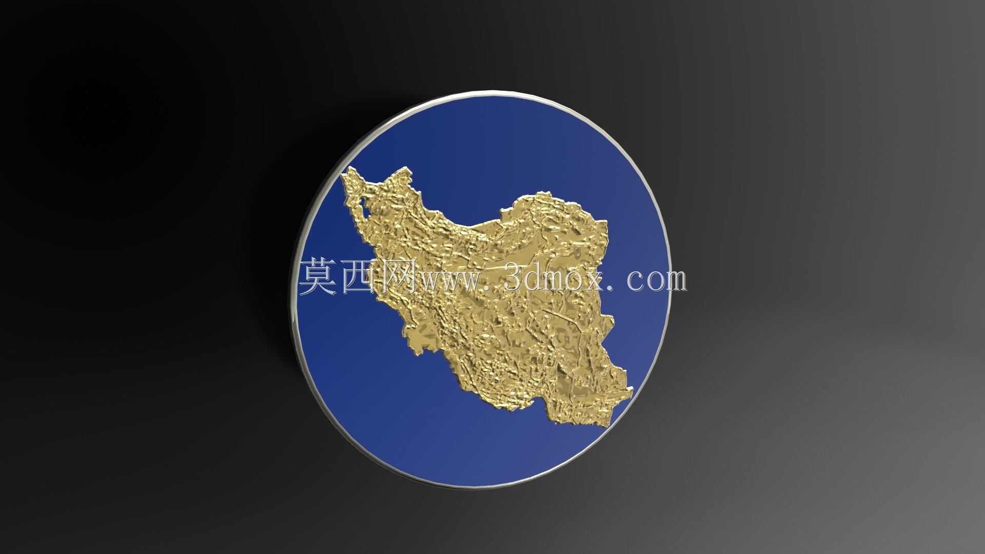 地形图实验-伊朗-波斯