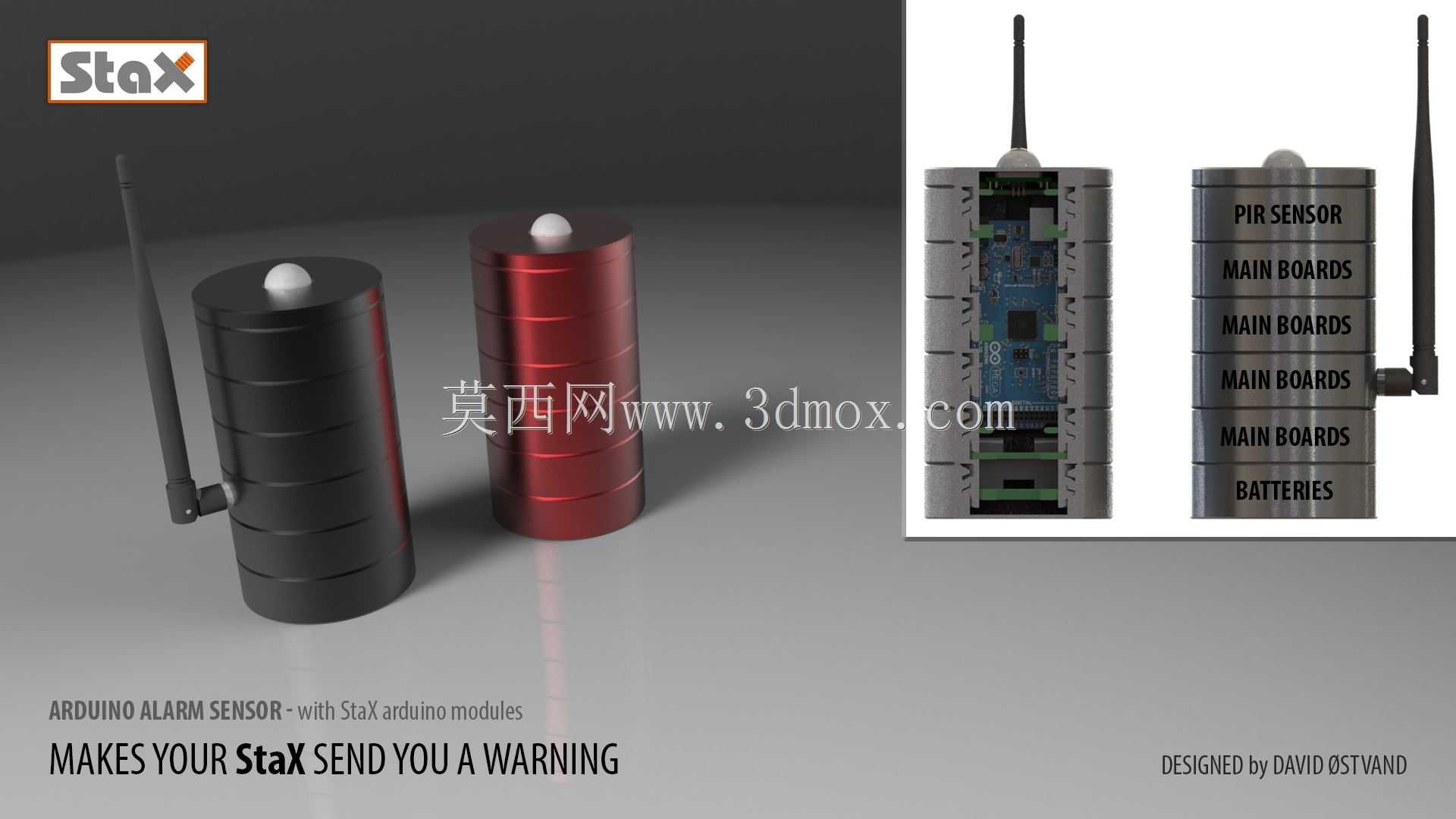 StaX设计10个Arduino模块