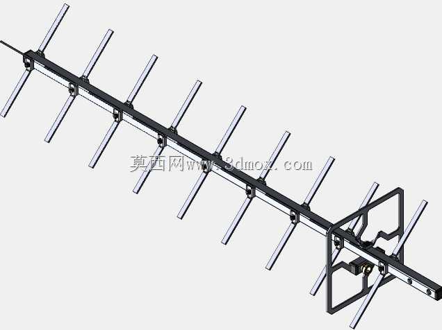 适用于2.4~2.5 GHz(S波段)的X四天线