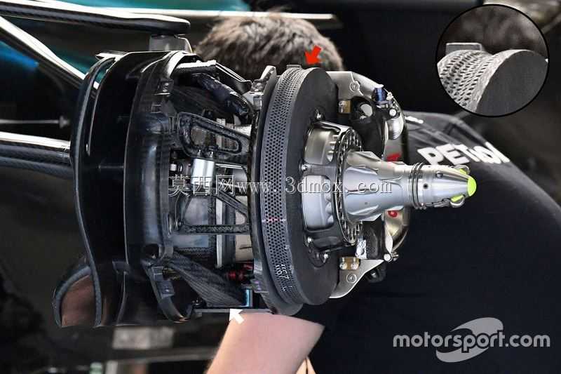 梅赛德斯W08 F1 Brembo光盘