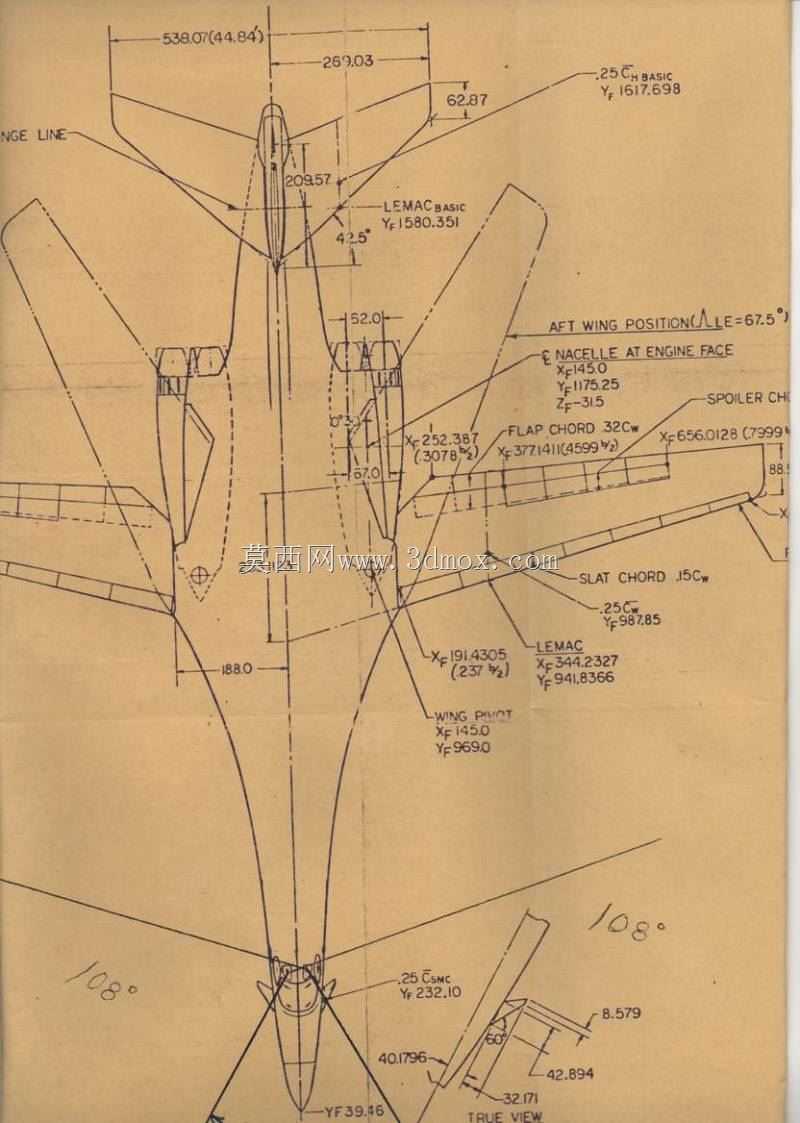 B-1B喷管