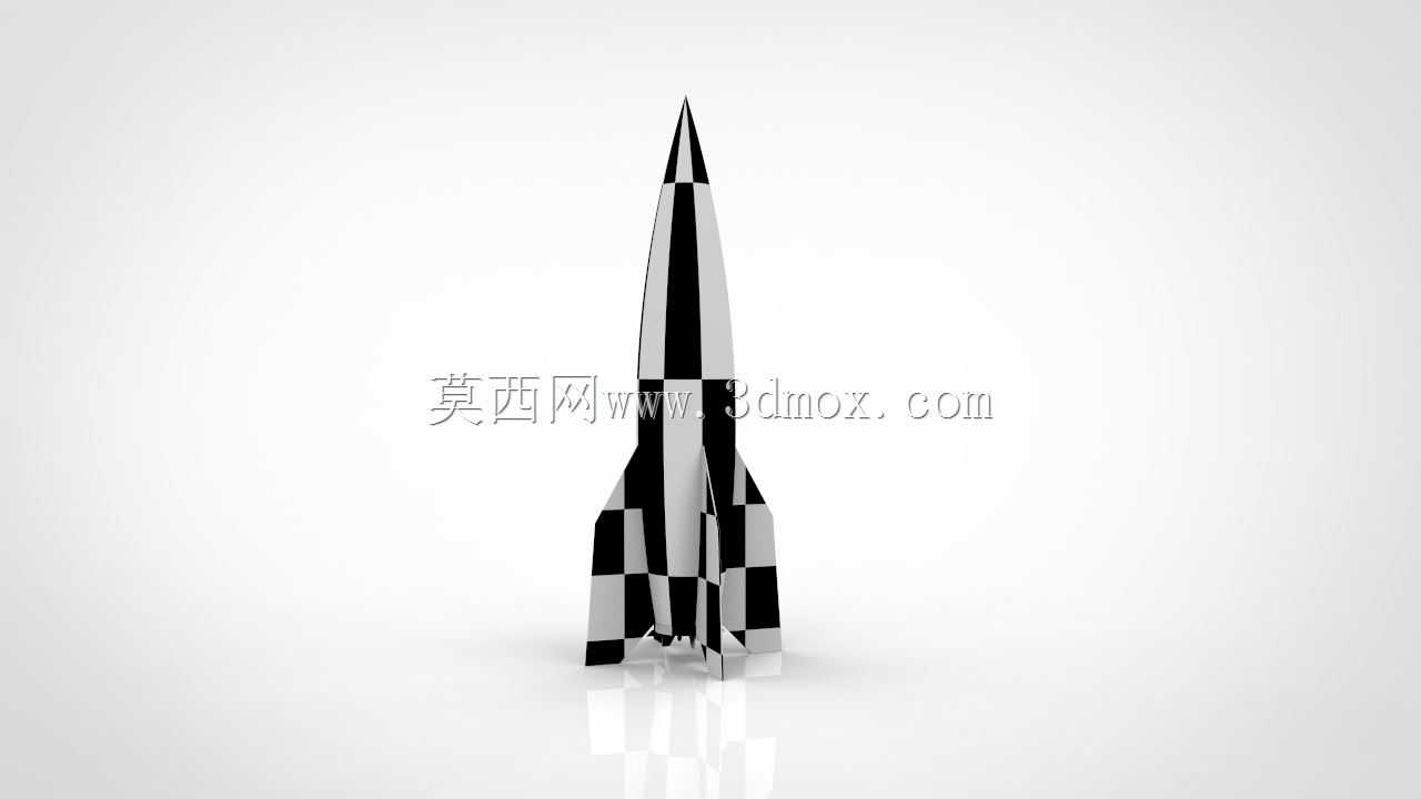 V2火箭(STL、STEP、IGES)