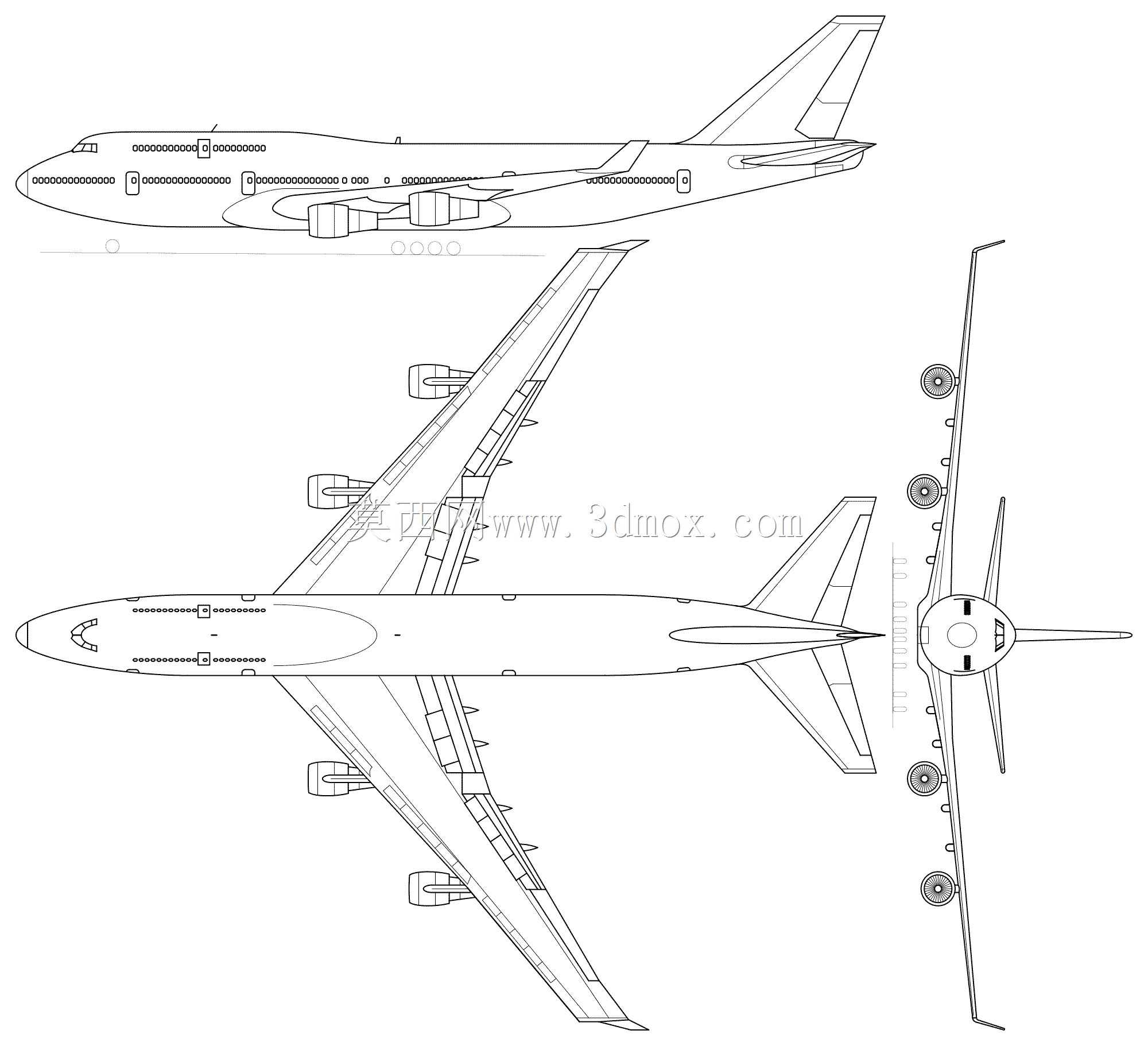北747-400