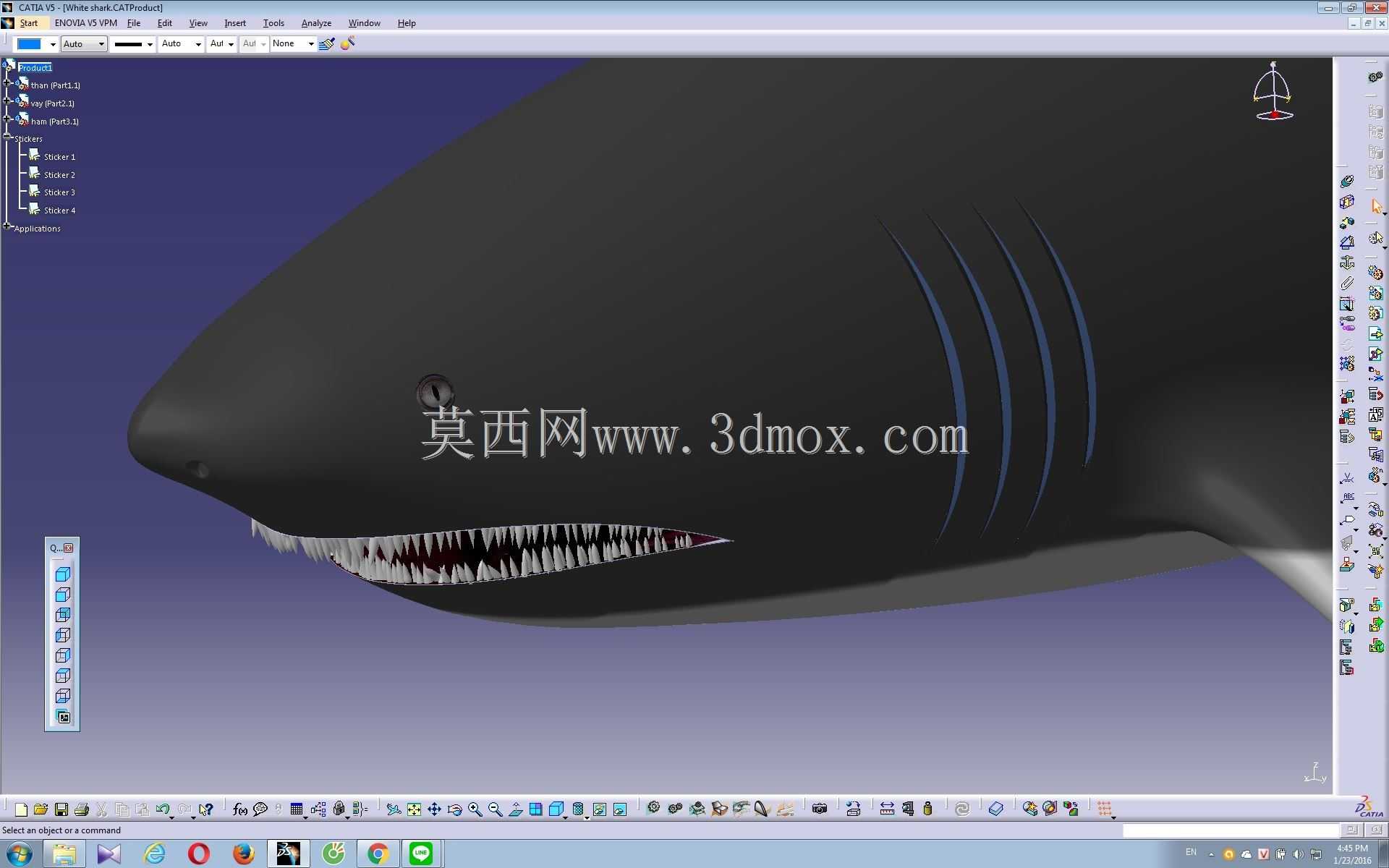 白鲨-Catia