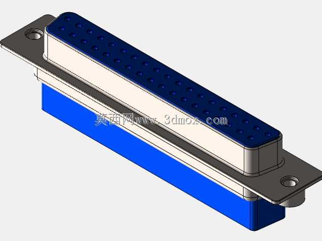 D\ U sub 37引脚,压接-SOLIDWORKS\\STEP