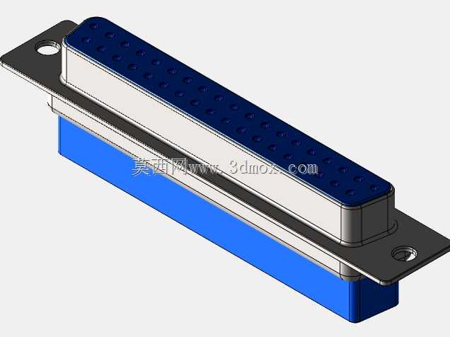 D\ U sub 37引脚,压接-SOLIDWORKS\\STEP