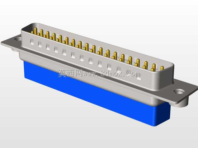 D\ U sub 37引脚,压接-SOLIDWORKS\\STEP