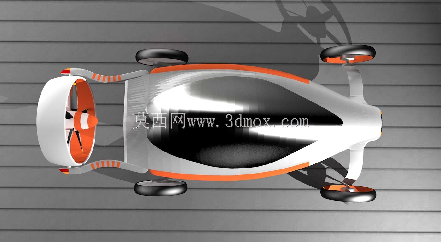 叶子3D飞车。不是TF-X Terrafugia,因为我没有STEP/IGES:)