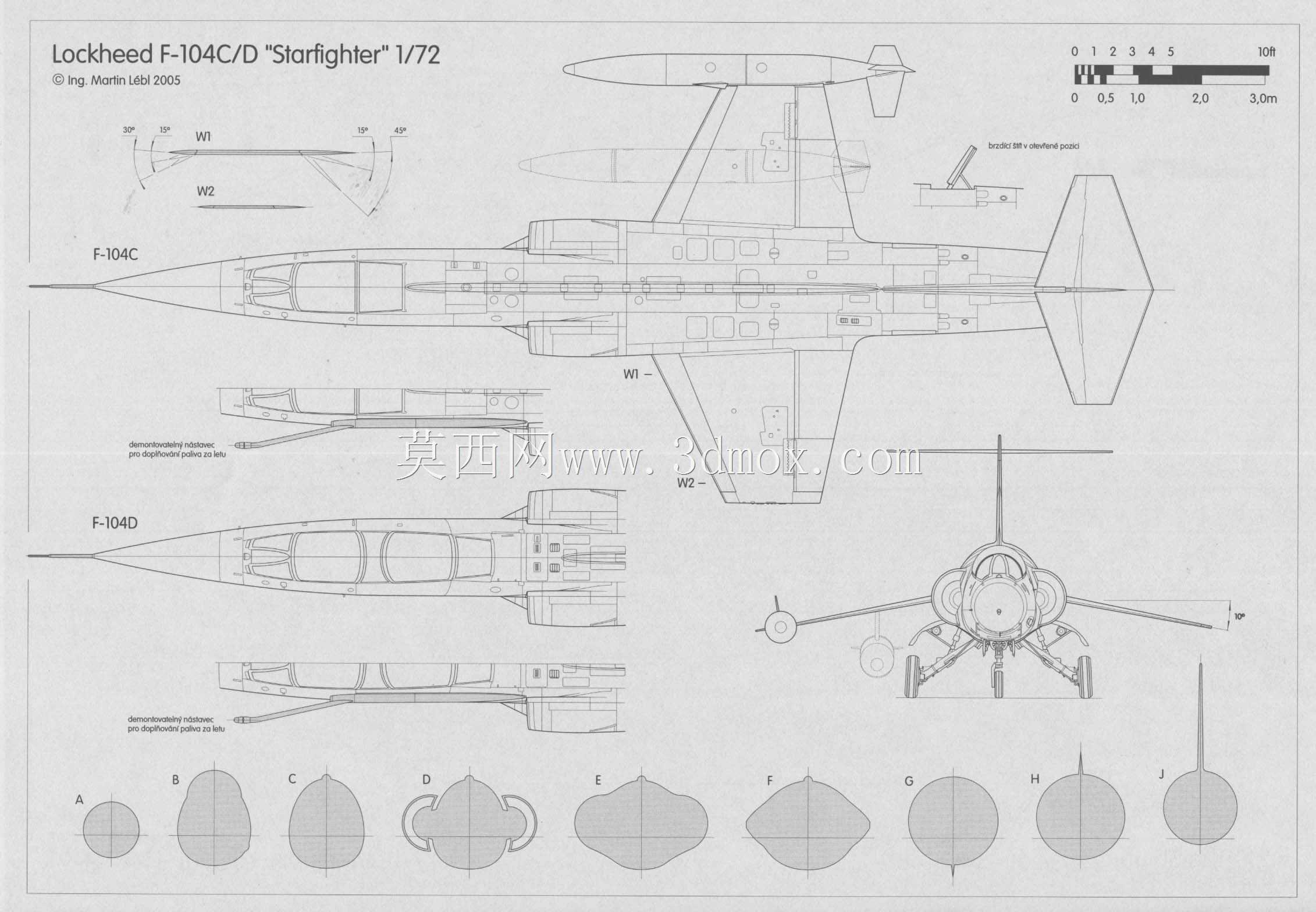 F-104星际战斗机双座