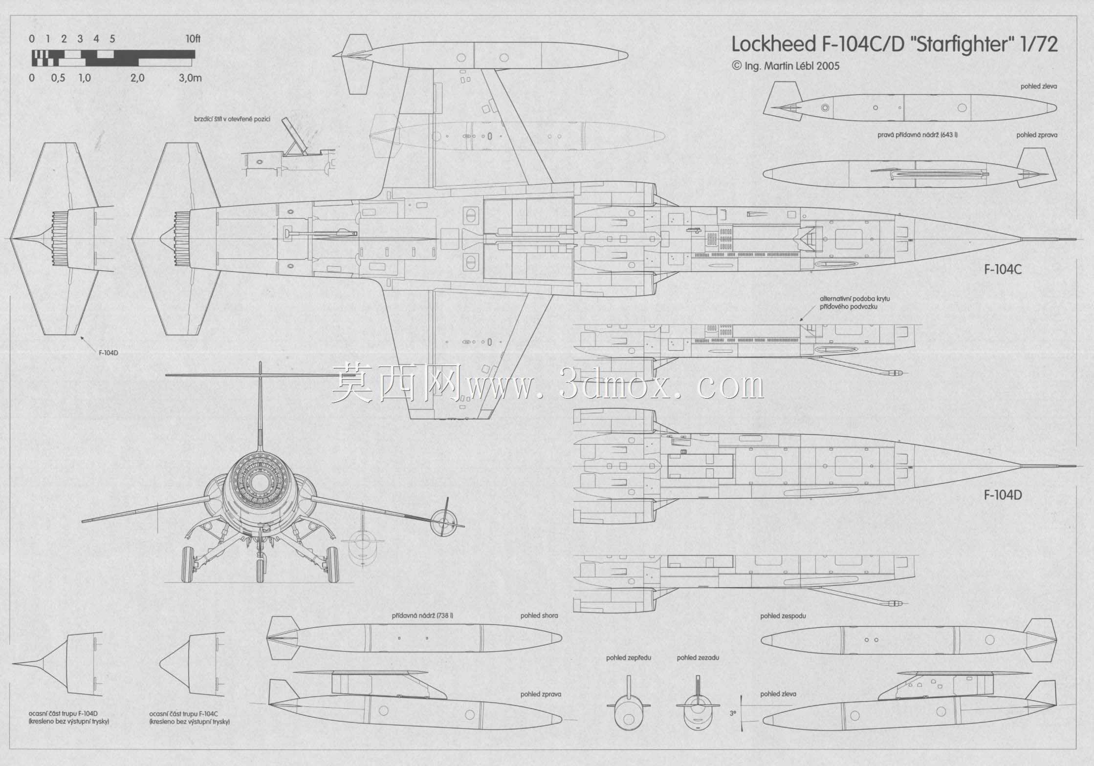 F-104星际战斗机双座