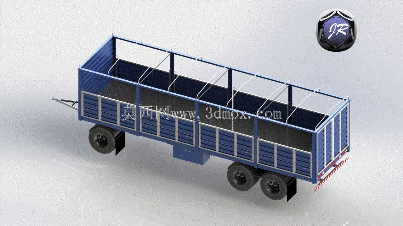 标桩半挂车(Acoplado con Baranda Volcable)