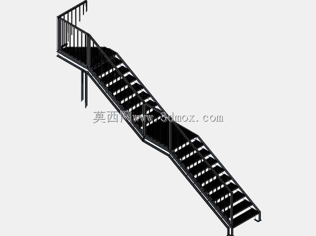 集装箱仓库储存空间的独立结构楼梯