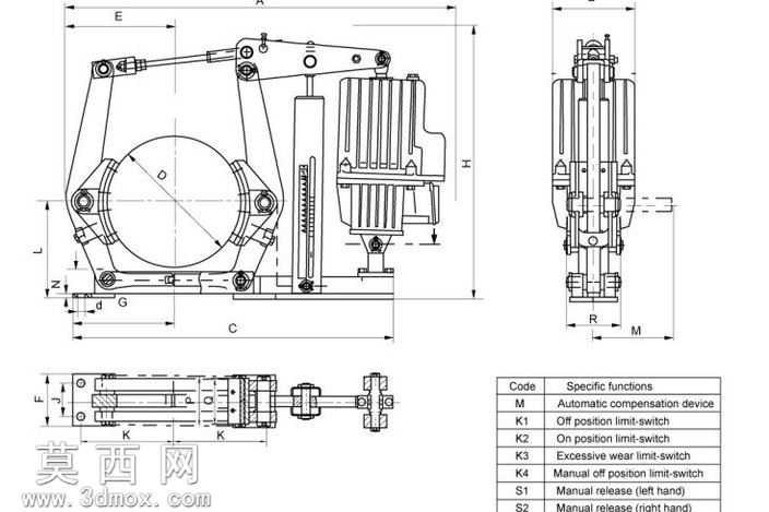 起重机制动系统(电液压THRUSTOR操作制动)
