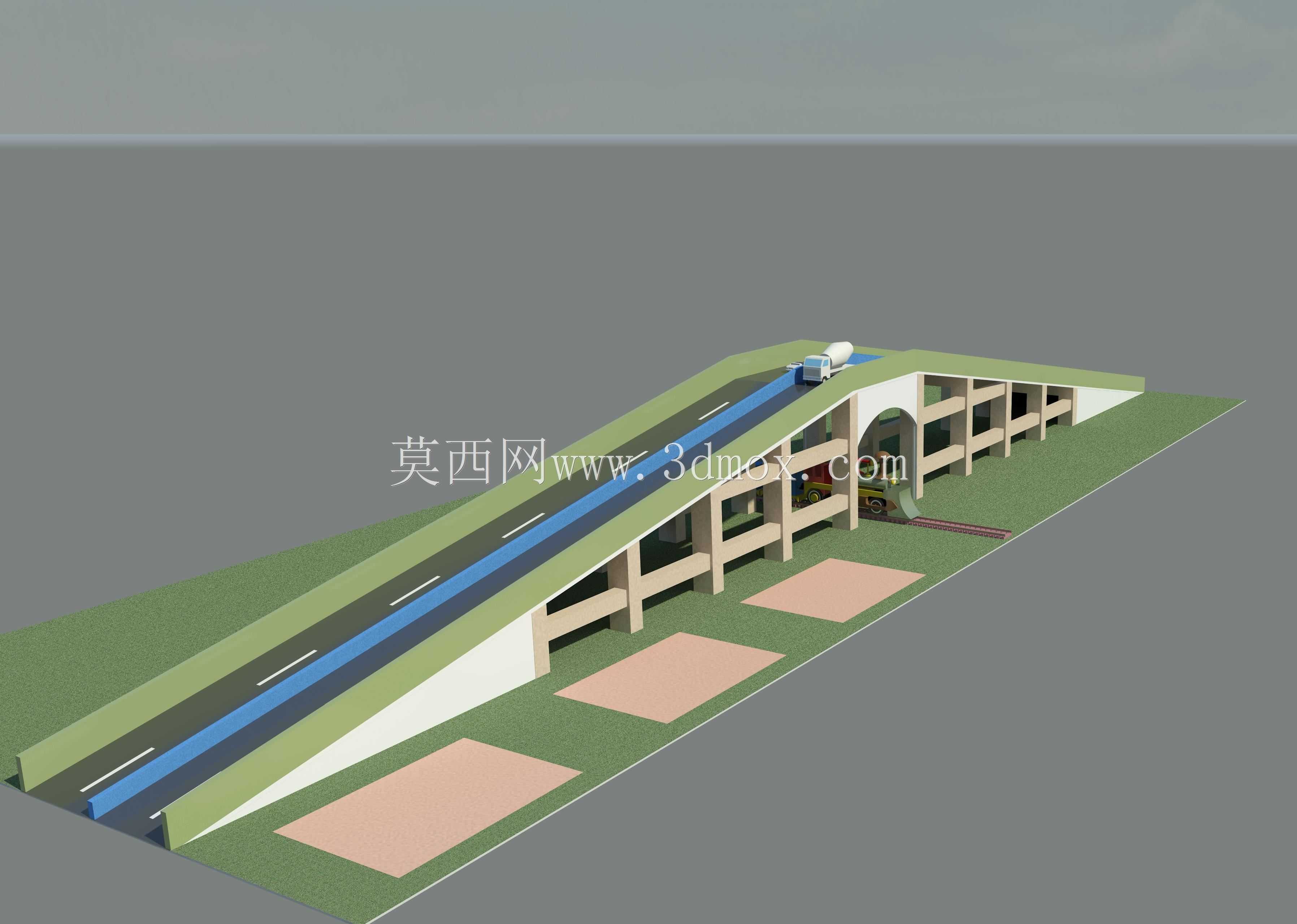 在桥下训练