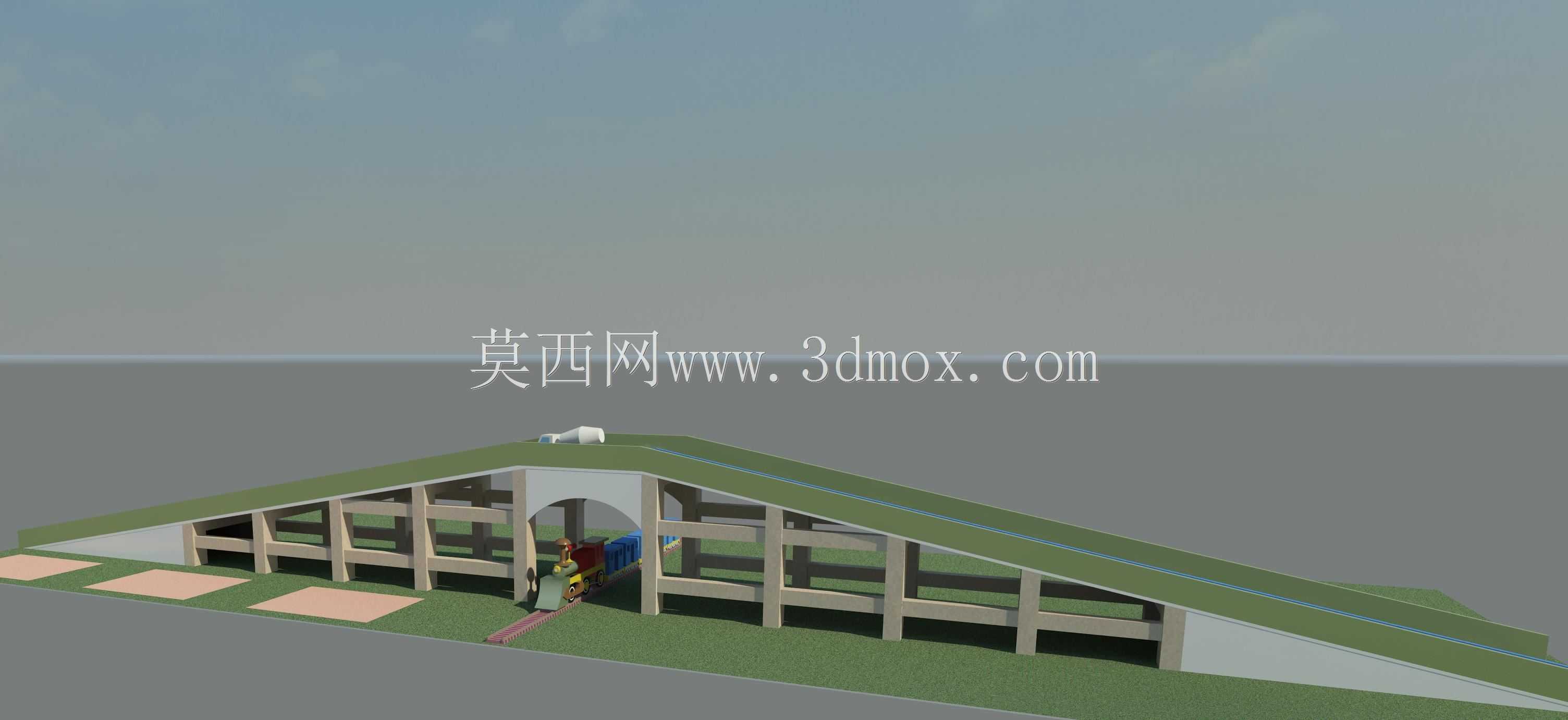 在桥下训练